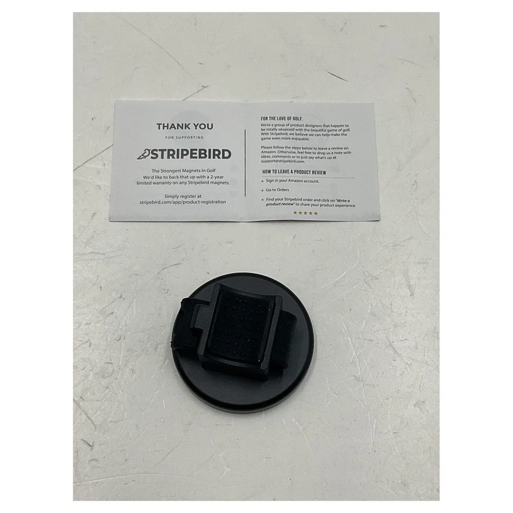 Stripebird Push Cart Mount 2.0 Magnetic‎ Golf Gear Holder Black NEW